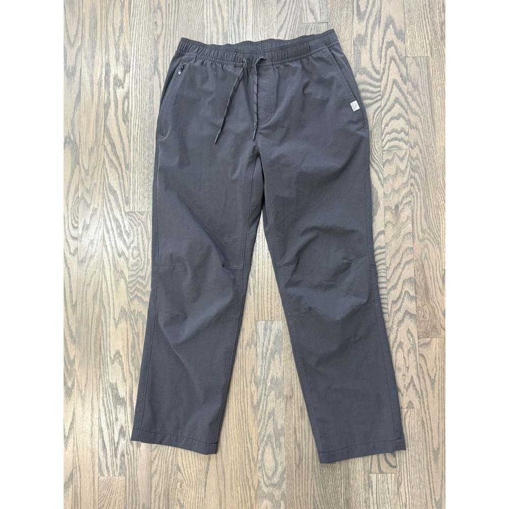 LL Bean Mens Multisport Joggers 32x26 Gray Elastic Waist Stretch Pants 510948